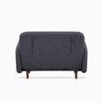 thumbnail image 5 of A&D Home Cypress Faux Linen Convertible Chair, Compact Futon Sleeper, Dark Gray, 5 of 11
