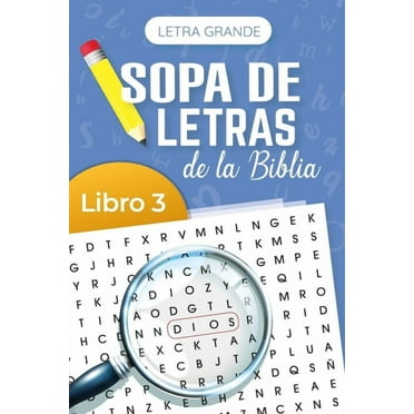 Sopa de Letras de la Biblia, Letra Grande, Vol 3 (Bible Wordsearch Large Print, Book 3), (Paperback)