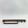 thumbnail image 6 of kuanfliu Towel rails,Rustic Burnt Wood Bathroom Towel Bar with Metal Rod, Wall Mounted Bath Towel Rack, 6 of 8