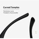 thumbnail image 4 of Sports Wrap Around Sunglasses Uv Protection Polarised Lenses Unisex Sports Glasses For DrivingBright Black Grey, 4 of 5