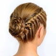 thumbnail image 4 of 2 Pcs Épingles à Cheveux en Forme de U Ondulées en Acétate Chignon, 4 of 6