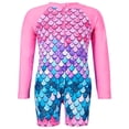 thumbnail image 7 of Adarluvy Girls Long Sleeve Swimsuit One Piece Bathing Suit Zipper UPF 50+ Rashguard Swimwear,4-9 Years, 7 of 7