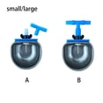 thumbnail image 2 of Methold Alimentador automático de agua para animales de acero inoxidable, repuesto portátil desmontable, cuenco de alimentación para mascotas ABS Suministros para pájaros Grande Desmontado Methold PT004518-03, 2 of 6