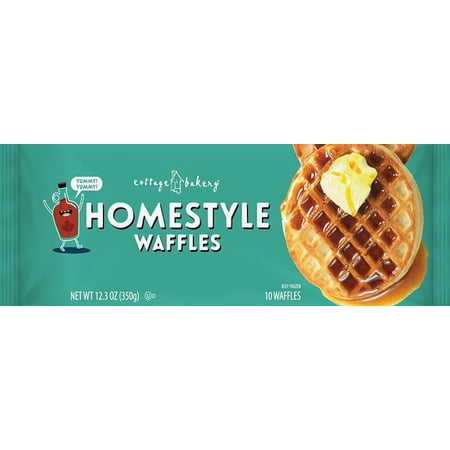 Cottage Bakery Homestyle Waffles 10 Ct 12 3 Oz Walmart Com