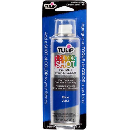 Tulip Blue Fabric Spray Paint, 3 Oz.