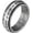 retro, variant on 8mm Viking Anxiety Spinner Ring for Men Women Stainless Steel Viking Rings for Men Double Line Viking Rune Fidget Rings Black/Silver/Gold/Retro Men's Viking Jewelry Gift