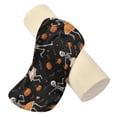 thumbnail image 2 of Cylindrical Pillow Decorative Neck Roll Pillow with Removable Washable Cover Roll Pillow for Knee Leg Neck Skeleton Carrying Pumpkin, 2 of 7