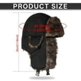thumbnail image 3 of Winter Hats For Men High Thermal Protection Trapper Hat Versatile Design Fur, 3 of 7