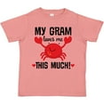 thumbnail image 3 of Inktastic My Gram Loves Me Grandchild Boys or Girls Toddler T-Shirt, 3 of 5