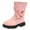 RD2, variant on gcong Girls Mid Calf Boots Velvet Winter Fashion Boots Leather High Boots For Children