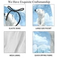 thumbnail image 4 of luoweisi Men's Beach Shorts Quick Dry Swim Trunks with Mesh Lining Polar Bear L, 4 of 5