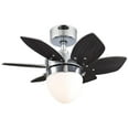 thumbnail image 5 of Westinghouse Lighting  Origami 24-Inch 6-Blade Indoor Ceiling Fan with Dimmable LED Light and Opal Frosted Glass Chrome Chrome, 5 of 5