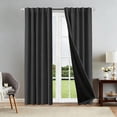 thumbnail image 1 of YiJuHui Blackout Curtains for Bedroom - Thermal Insulated Room Darkening Window Drapes with Rod Pocket, Noise Reducing Polyester Drapery Panels for Living Room and Home Office, 1 of 6