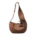 thumbnail image 1 of Mochila portabebés para perros NOAH & PAW, ajustable, de piel vegana, 2,2 a 8 kg, 1 of 9