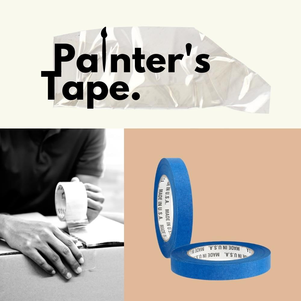 Brixwell PT03460B Pro Blue Painters Masking Tape 3/4 Inch x 60 Yard Made in  the USA