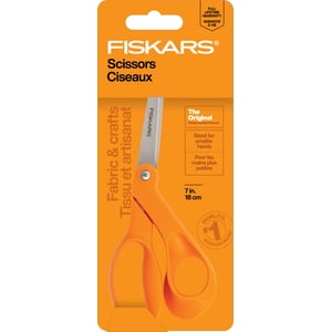 Fiskars Petite 7" Original Orange Scissors, Smaller Hand