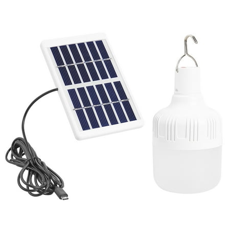 

Portable LED Solar Bulb Light 3 Modes Solar Energy Powered Durable Lamp for Outdoor Garden Tent Fishing Tool