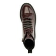 thumbnail image 2 of DKNY Womens MALAYA LACE UP Leather Zipper/Lace Up Combat & Lace-Up Boots, 2 of 6