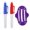 F, variant on sunsanly Golf Ball Line Marker Golf Line Drawer Tool Marker Stencil And Pens Set Golf Ball Alignment Marking Tool Golf Accessories