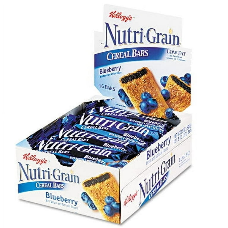 Nutri-Grain Soft Baked Breakfast Bars, Blueberry, Indv Wrapped 1.3 oz Bar, 16/Box Nutri-Grain Soft Baked Breakfast Bars, Blueberry, Indv Wrapped 1.3 oz Bar, 16/Box