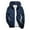 Blue, variant on FRSASU Men Coat Clearance Pure Color Plus Size Hoodie Reflective Zipper Outdoor Sport Coat