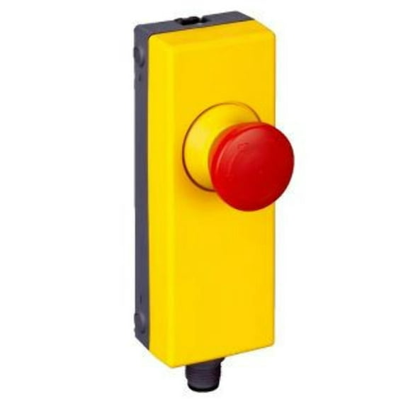 ES11-SA1A4 Switch Safety Command Device, ES11, 2NC, 2A@24VDC, Plug Conn, M12, 4-Pin : RoHS