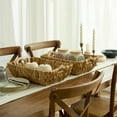 thumbnail image 2 of StorageWorks Water Hyacinth Baskets, Wicker Woven Baskets with Handles, Large, 2-Pack, 15" x 10.6" x 5.3", 2 of 7