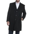thumbnail image 5 of Alpine Swiss Luke Mens Wool Blend Overcoat Single Breasted Topcoat Tailored Notch Lapel Coat Business Professional BLK XL, 5 of 7