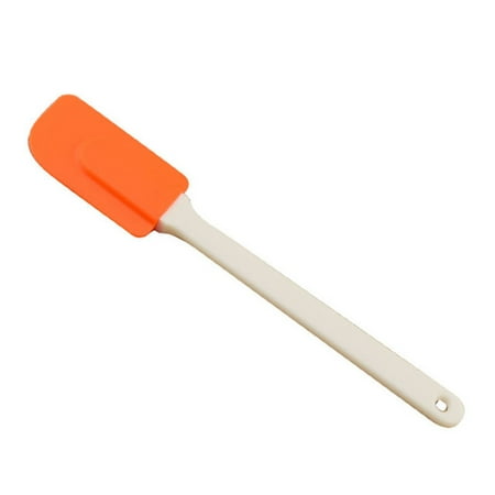 

Silicone Cream Spatula Batter Scraper Brush Mixing Shovel Heat Resistant Non-scratch Kitchen Baking Tools Orange
