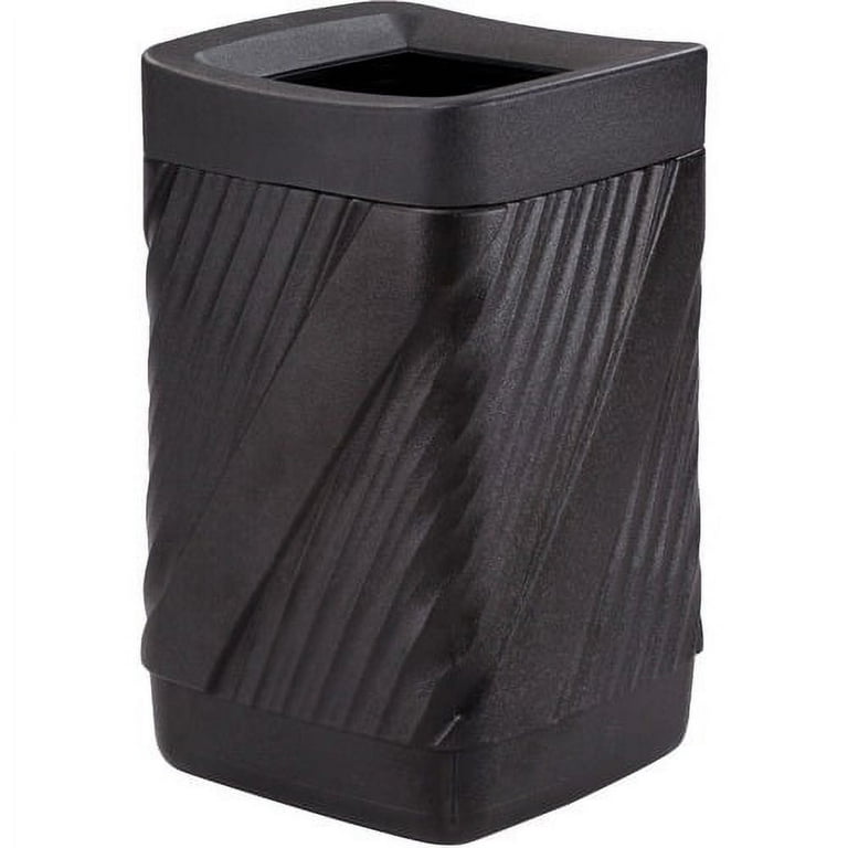 Safco Twist Waste Receptacle - 32 gal Capacity - Removable Lid, Durable, UV Resistant, Fade Resistant - 30 Safco Twist Waste Receptacle - 32 gal Capacity - Removable Lid, Durable, UV Resistant, Fade Resistant - 30