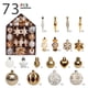 thumbnail image 2 of 73 piezas de Adornos Navideños Resistentes a la Rotura, Adornos para Árboles Navideños, Estilos Diversos para Decoración de Fiestas, Adornos Navideños Shatterproof para árboles, Ornamentos, 2 of 9