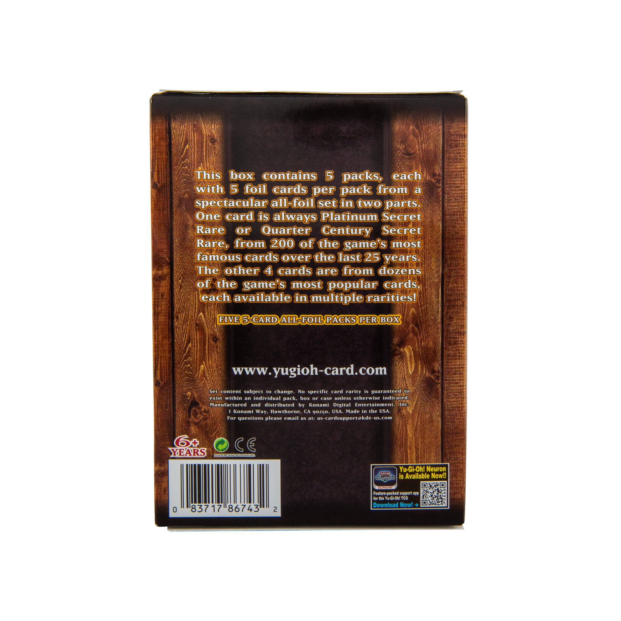 Yu-Gi-Oh! Trading Card Games Quarter Century Stampede Box Yu-Gi-Oh! Trading Card Games Quarter Century Stampede Box