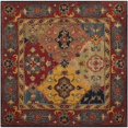 thumbnail image 1 of Safavieh Heritage Red Traditional Rug - Square 6', 1 of 5