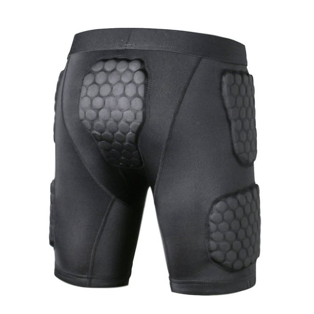 Padded Compression Shorts Padded Football Girdle Hip and Thigh Protector  for Football Paintball Basketball Ice Skating Rugby Soccer Hockey and All