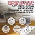 thumbnail image 4 of Purificador de aire Honeywell InSight HEPA para habitaciones medianas y grandes, 4 of 9