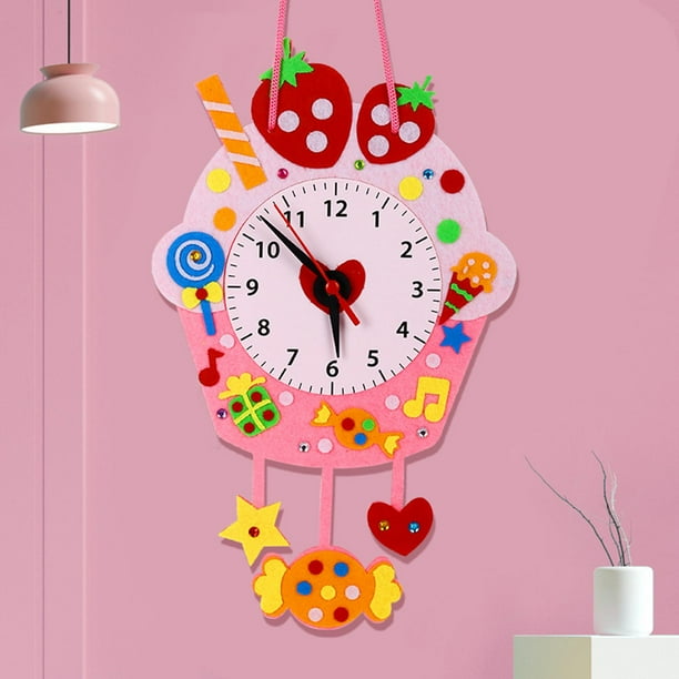 Para Niños Como Hacer Un Reloj Reciclado Con CartÃ³n Reloj