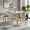 Natural, variant on Demi Bonn 18" Stackable Bentwood Dining Chair Set of 4, Round Top Seat, Space-Saving, White