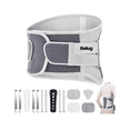 thumbnail image 2 of Faja Soporte Sacro Lumbar Con Varillas Ortopedica Lumbosacra talla xl Belug Gris, Blanco, 2 of 5