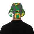 thumbnail image 5 of Honeii Spring St Patrick’S Day Irish Gnomes for Unisex Bucket Hat Waterproof Rain Hat Reversible Shiny Rave Bucket Hat for Concert Festival Boonie Cap, 5 of 6