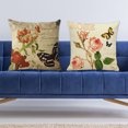 thumbnail image 2 of HEVIRGO Flora Pillowcase Soft Decorative 45x 45CM Flower Cushion Case for Sofa, 2 of 10
