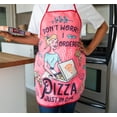 thumbnail image 4 of Don't Worry I Ordered Pizza Just In Case Funny Cooking Humor Graphic Novelty Kitchen Accessories, 4 of 7