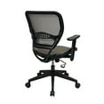 thumbnail image 2 of Office Star Air Grid Deluxe Task Office Chair in Black Fabric, 2 of 3