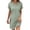 C-GN271, variant on DHFJKG V Neck Tshirt Dresses For Women Short Sleeve Lightweight Summer Loose Fit Solid Color Mini Dress Casual Daily Wear Soft Dresses