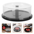 thumbnail image 4 of SHISUYAN CD/DVD Cake Box Spindle Empty DVD Storage Bucket Clear CD Holder 25 Disc Capacity Storage Containers Plastic Column DVD Bucket With Black Spindle, 4 of 8