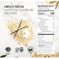 thumbnail image 3 of Ascent Plant Based Protein Powder - Non Dairy Vegan Protein, Zero Artificial Ingredients, Soy & Gluten Free, No Added Sugar, 4g BCAA, 2g Leucine - Vanilla, 20 Servings, 3 of 5
