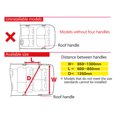 thumbnail image 3 of Felwors Poche Filet de Cargaison pour Plafond de VUS - Sac de Rangement pour Toit de Voiture, Longs Trajets, Mise en Tente, 3 of 8