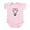 Petal Pink, variant on CafePress - SANKOFA Infant Bodysuit - Baby Light Bodysuit, Size Newborn - 24 Months