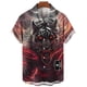 thumbnail image 3 of Nuevas camisas de animales para hombres, ropa con estampado de tigre en 3D, camisas de manga corta para hombres, ropa informal de moda, blusas unisex de moda Harajuku, 3 of 5