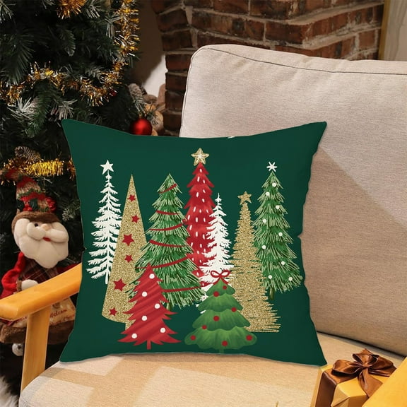 Latrodar Halloween Decorative Pillow Sets Linen Practical&Affordable me Sofa Cushion Sets Green 11.2x7.2 Inch Home Tools