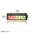 thumbnail image 4 of Broche Esmaltado My Social Battery 7 Moods Lapel Pins (), 4 of 7